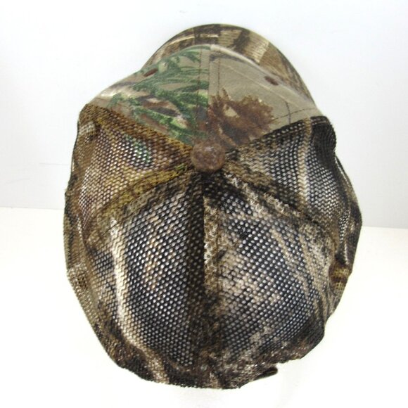 Bedrock Mulch & More Embroidered Logo Men's Mesh Back Adj Strap Back Cap Hat - Picture 5 of 9